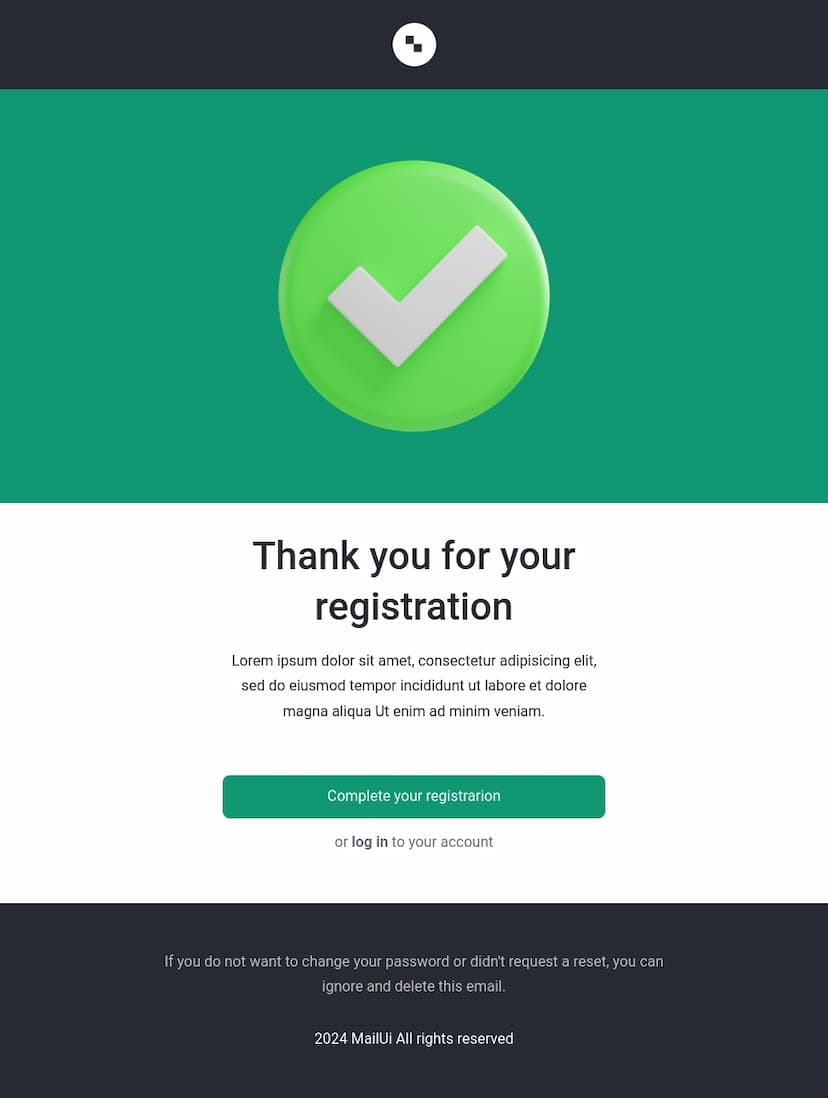 free RSVP HTML email template