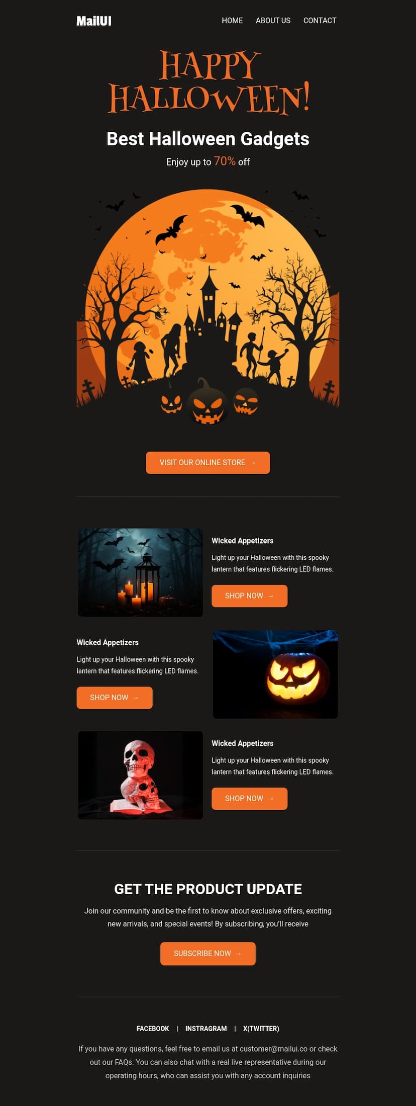 Happy Halloween Email Template 144